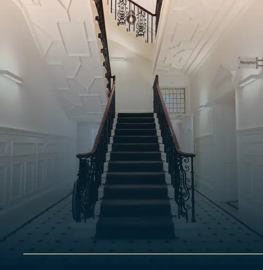 Staircase at Lumen Health Assessments Harley Street